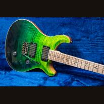 PRS Custom 24 Limited Wood Library Green Fade Edition #0321906